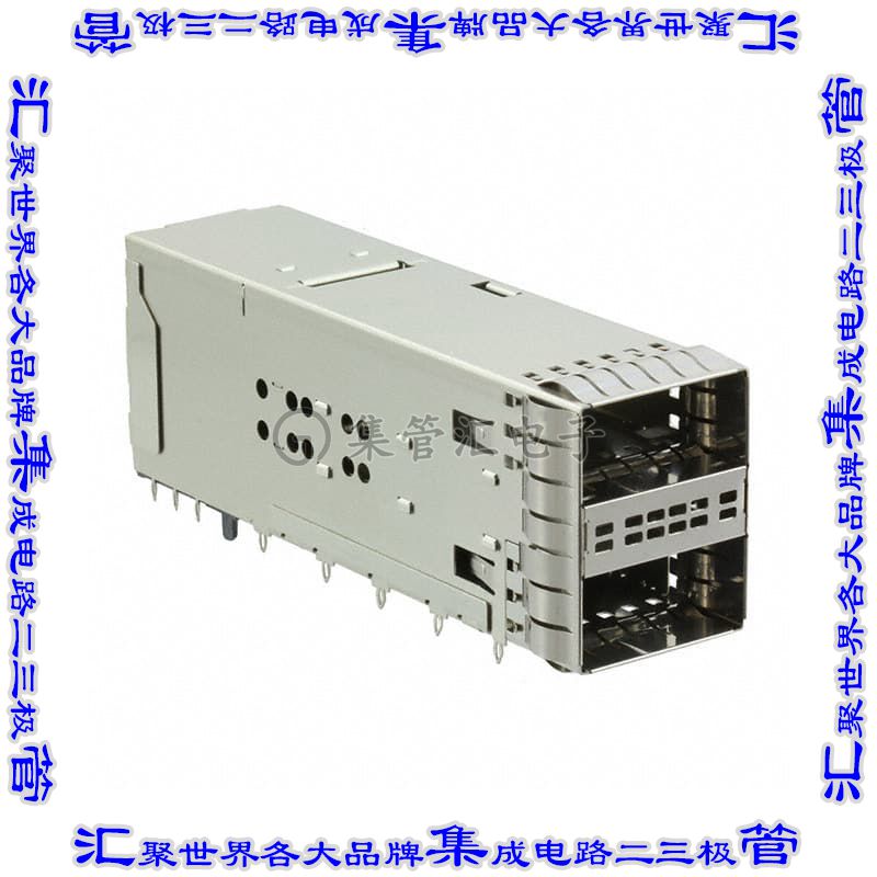 2227669-1 插拔式连接器76(38x2)插座成组(2x1)ZQSFP+通孔直角压