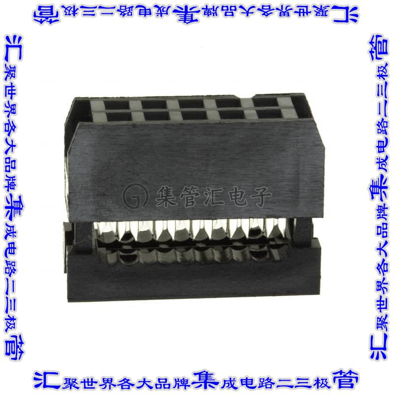 SFH210-PPPC-D05-ID-BK-M181 矩形连接器10POS接头2排2.54mm母插