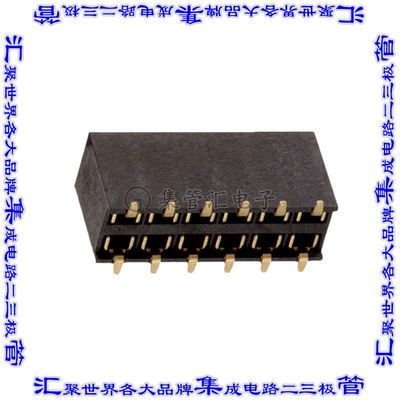 61031221821 针座连接器12POS插座2排2.54mm母形插口表贴SMD镀金