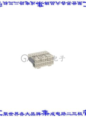 464459 背板连接器60POS插座母插口6排2.5mm通孔直角