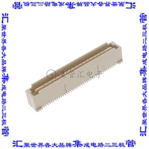 10139085-084402LF 板对板连接器80POS插头中央触点带2排0.8mm表