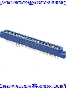 EBC36DREH 卡边缘连接器72POS母头2排2.54mm蓝色镀金