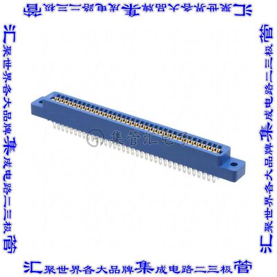 EBC36DREH 卡边缘连接器72POS母头2排2.54mm蓝色镀金