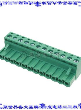 OSTTJ127150 端子块连接器12POS插头母插口5mm绿色自由悬挂