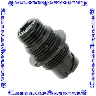 1445421-3 圆形连接器4POS插座外壳用于公插针黑色面板安装