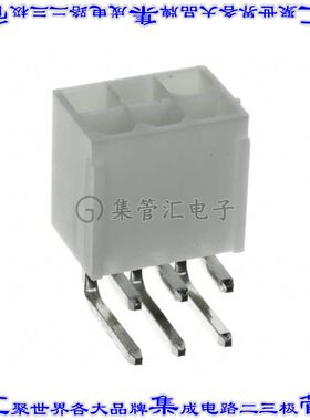 64900629522 针座连接器6POS接头2排4.2mm公形插针通孔直角锡
