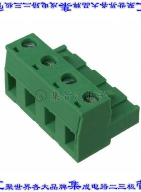 OSTTJ040150 端子块连接器4POS插头母插口7.62mm自由悬挂