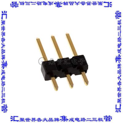 10129378-903001BLF 针座连接器3POS可切割2.54mm公形插针通孔直