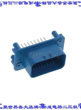 1-776200-5 针座连接器23POS接头3排4mm公形插针通孔镀金