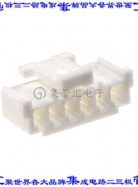 355070600 0355070600矩形连接器外壳6POS插座2mm母形插口天然色