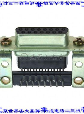 5205868-1 连接器15POS插座母插口2排D-Sub通孔直角