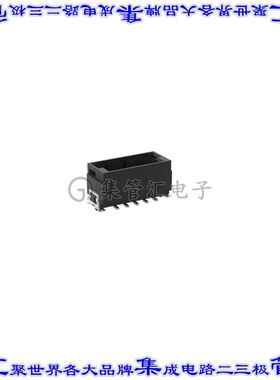 474006-E 针座连接器10POS接头2.54mm公形插针表贴SMD镀金