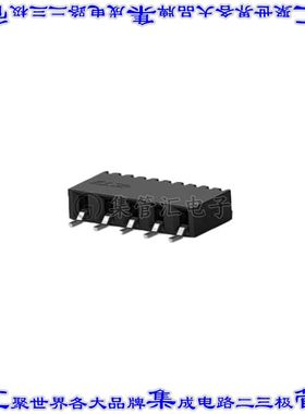 2307725-5 针座连接器5POS插座2mm母形插口表贴SMD镀金