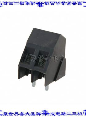 796689-2 线对板连接器2POS接线端子5mm通孔35角度带板