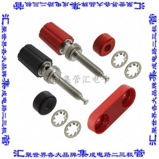 POST BIND KNURL RED 855796 BLK 接插件连接器CONN