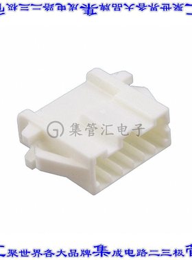 DF1E-6EP-2.5C 矩形连接器外壳6POS插头2.5mm公形引脚白色面板安