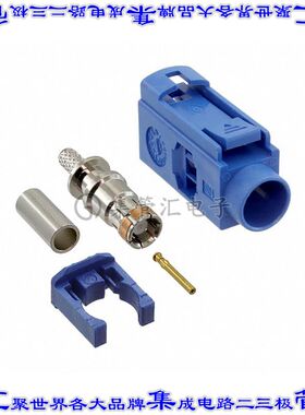 RF55-34C-T-02-50-SH 同轴连接器SMB插孔公引脚压接50欧姆自由悬