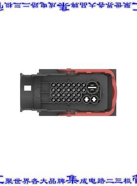 1-1823402-1 矩形连接器外壳29POS插座母形插口黑色自由悬挂