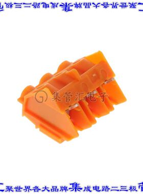 1595810000 线对板连接器3POS接线端子7.5mm通孔45角度带板