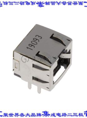 1955491-1 接插件连接器CONN MOD JACK 8P8C R/A SHLD