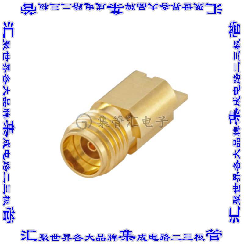 02K249-40ML5 同轴连接器插孔母形插口焊接50欧姆板边缘