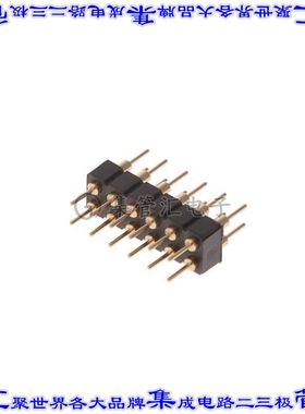 442-10-212-00-591000 连接器12POS针座间隔柱2排2.54mm通孔镀金