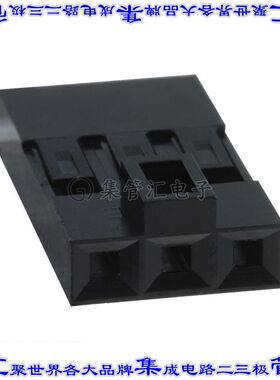 78211-003LF 矩形连接器外壳3POS插座2.54mm母形插口黑色自由悬挂