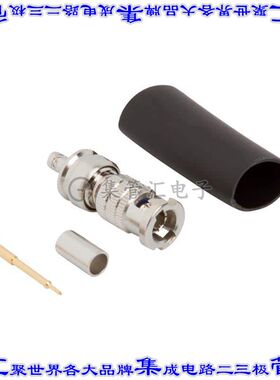 034-5074 同轴连接器BNCHD插头公引脚压接50欧姆自由悬挂