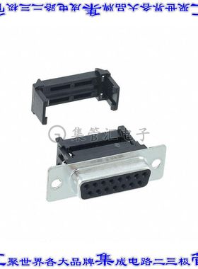 L17DAFRA15S 连接器15POS插座母插口2排D-Sub自由悬挂