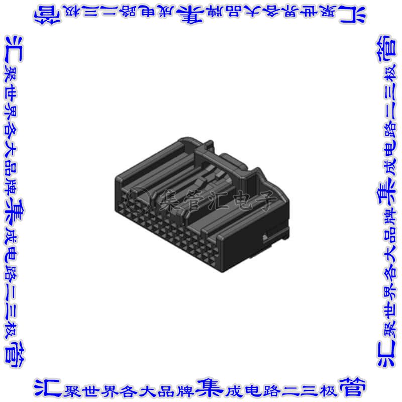 MX84B032SF2 矩形连接器外壳32POS插座2排2.2mm母形插口浅绿自由