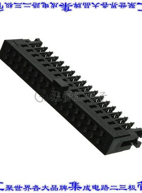 XG5M-3432-N 矩形连接器34POS插座2排2.54mm母插口黑色IDC镀金自