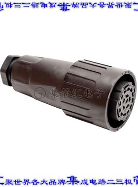 C01610D0170021 圆形连接器18(17+PE)插头外壳用于母插口黑色自由