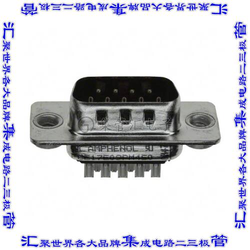 FCE17-E09PM-450 连接器9POS插头公引脚2排D-Sub自由悬挂