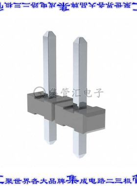 32.502 端子块连接器2POS接头公引脚无罩5mm灰色垂直通孔