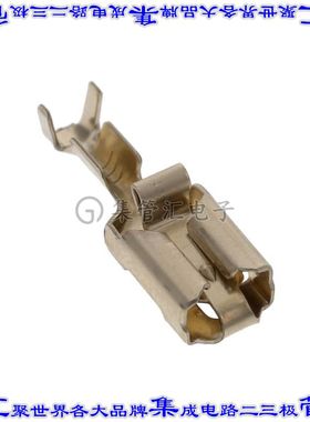 2-160759-9 快速连接器端子母头6.35mm压接16-20AWG