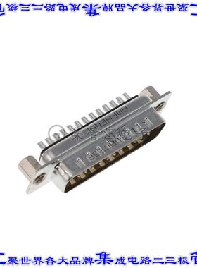 L717SDBG25P 连接器25POS插头公引脚2排D-Sub自由悬挂