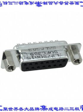 L77SDA15SVFC309 连接器15POS插座母插口2排D-Sub自由悬挂