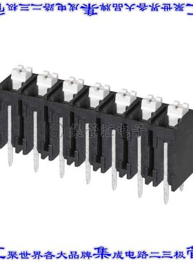 TBLH10V-500-07BK 线对板连接器7POS接线端子5mm通孔垂直带板