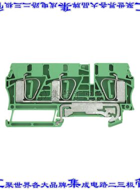 7907400000 端子块连接器3POS接地地面8.1mm绿色黄色8-22AWG