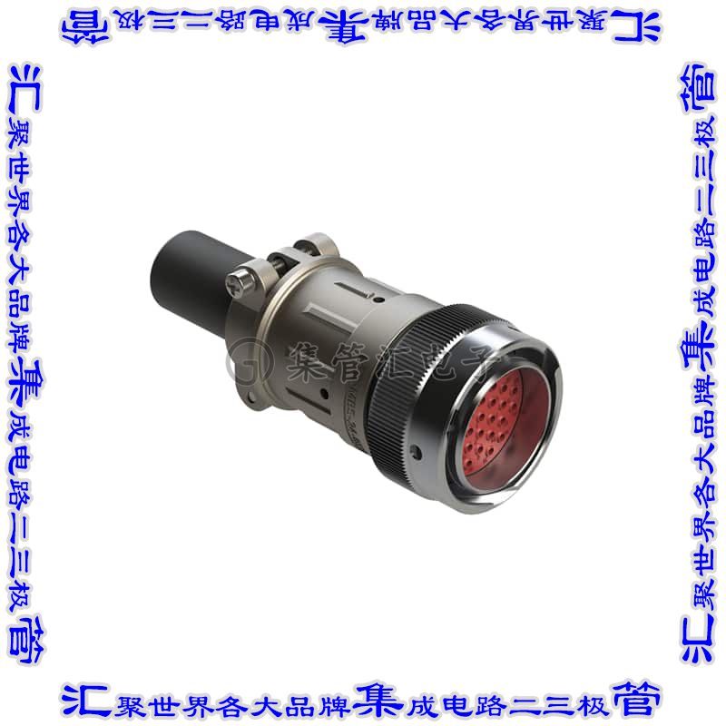 AHDM06-24-31PT-059 圆形连接器31POS插头外壳用于公插针银色自由