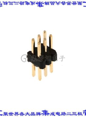PR20B03VBDN 针座连接器6POS接头2排1.27mm公形插针通孔直针镀金