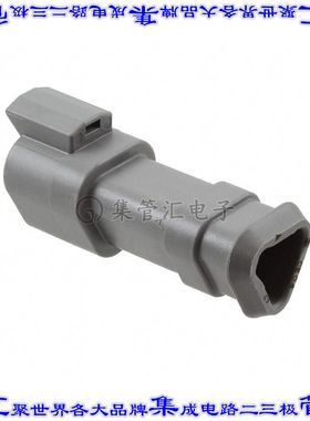 DT04-3P-CE04 矩形连接器外壳3POS插座2排公形引脚灰色自由悬挂