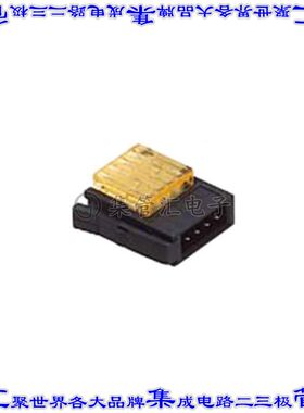 37103-3163-000 FL 100 矩形连接器3POS插头2mm公引脚黑色IDC镀金