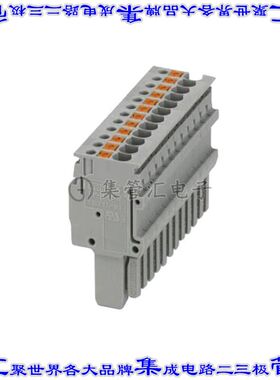3212617 端子块连接器12POS插头母插口灰色自由悬挂