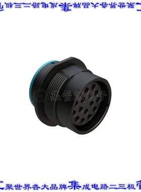 AHDP04-24-16SR-SRA 圆形连接器16POS插座外壳用于母插口黑色面板