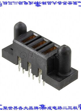 6450543-1 背板连接器3POS插座母插口通孔