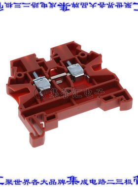 304204 端子块连接器2POS馈通式5.0mm红色12-26AWG