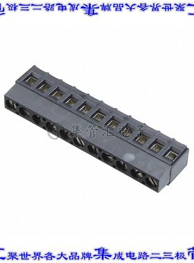 1-796949-1 线对板连接器11POS接线端子5.08mm通孔水平带板