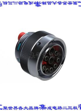 AHDM06-24-91SR16 圆形连接器9POS插头外壳用于母插口银色自由悬
