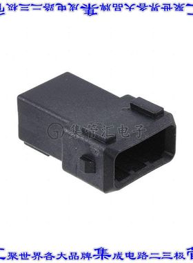 1-144546-0 矩形连接器外壳3POS插座5mm母形插口黑色自由悬挂